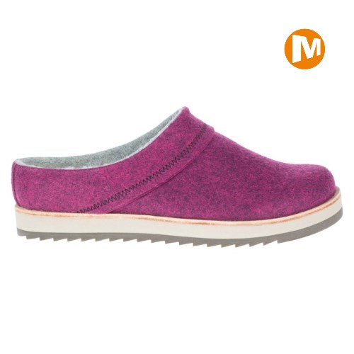 Merrell Juno Clog Wool Clogs Damen Rosa [DE-TQBJS]